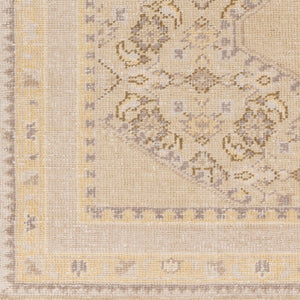 Surya Zahra 2' X 3' Handmade Wool Rug - Timeless, Durable, Low-maintenance Floor Covering For Any Room Beige Nz Wool Zha4032-5686
