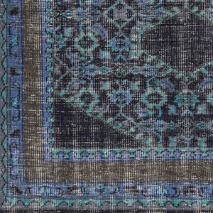Surya Zahra 2' X 3' Handmade Wool Rug - Timeless, Durable, Low-maintenance Floor Covering For Any Room Ink Blue Nz Wool Zha4033-23