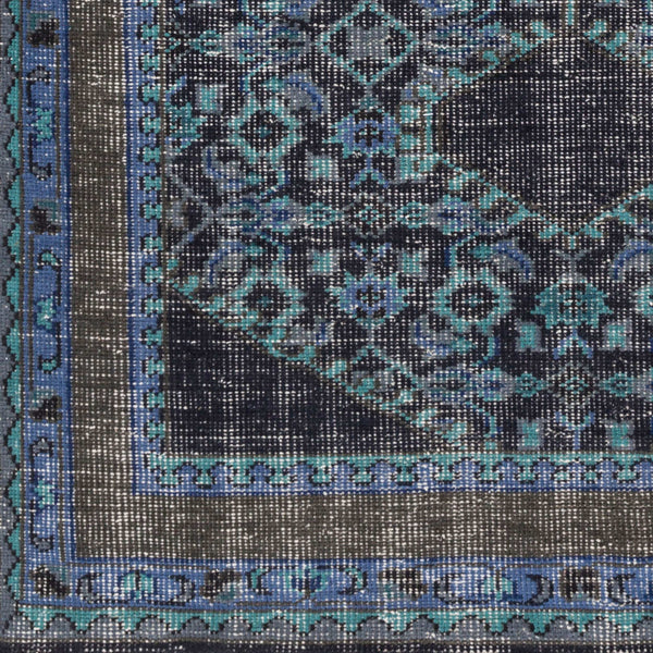 Surya Zahra 2' X 3' Handmade Wool Rug - Timeless, Durable, Low-maintenance Floor Covering For Any Room Ink Blue Nz Wool Zha4033-23