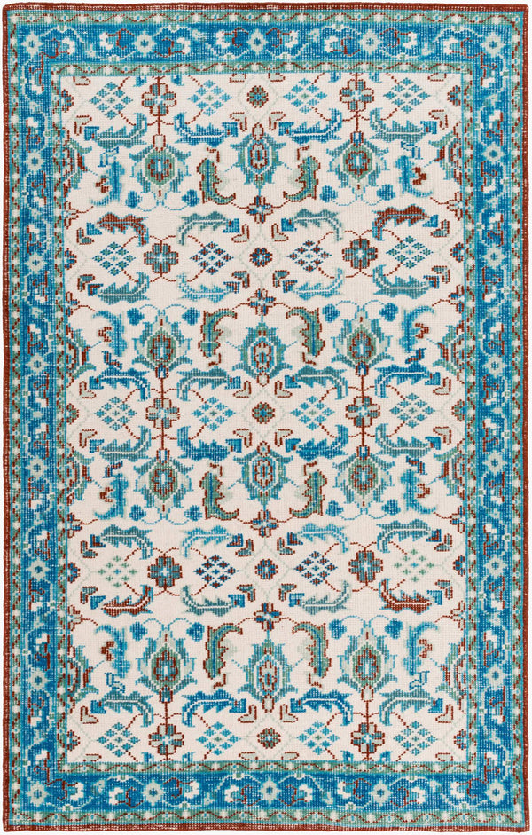 Surya Zahra 2' X 3' Handmade Wool Rug - Timeless, Durable, Low-maintenance Floor Covering For Any Room Ivory Nz Wool Zha4040-3656