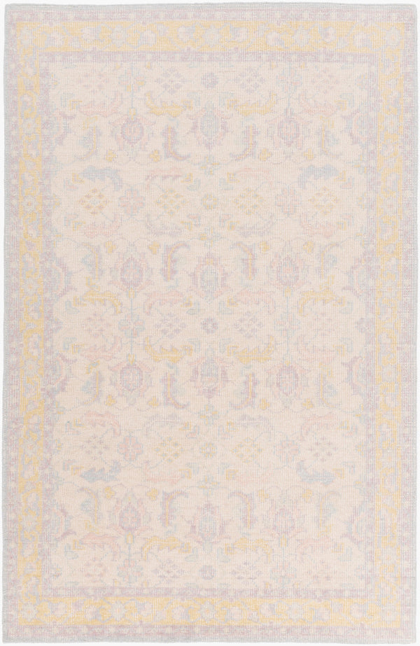 Surya Zahra 2' X 3' Handmade Wool Rug - Timeless, Durable, Low-maintenance Floor Covering For Any Room Light Beige Nz Wool Zha4041-5686
