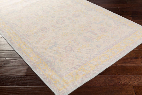 Surya Zahra 2' X 3' Handmade Wool Rug - Timeless, Durable, Low-maintenance Floor Covering For Any Room Light Beige Nz Wool Zha4041-5686