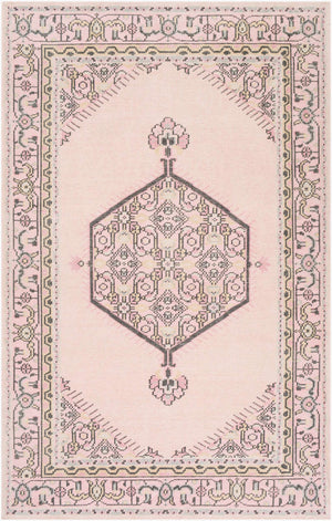Surya Zahra 2' X 3' Handmade Wool Rug - Timeless, Durable, Low-maintenance Floor Covering For Any Room Light Pink Nz Wool Zha4049-5686