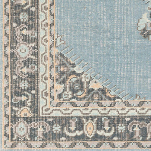 Surya Zahra 2' X 3' Handmade Wool Rug - Timeless, Durable, Low-maintenance Floor Covering For Any Room Aqua Nz Wool Zha4050-23