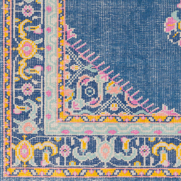 Surya Zahra 2' X 3' Handmade Wool Rug - Timeless, Durable, Low-maintenance Floor Covering For Any Room Dark Blue Nz Wool Zha4051-5686