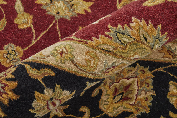 Feizy Rugs Wagner Hand Tufted Wool Oriental Rug - Durable, Stain-resistant Design Perfect For High-traffic Areas Red,Black,Gold Wool Wgr8942fredblkf00