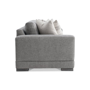 Bernhardt Bernhardt Lars Sofa — Made-To-Order Modern Fabric Seating With Plush Deep Cushions & Textured Wood Feet B1267A