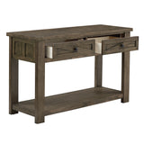 Homelegance By Top-Line Niccolo 48" Console Table Grey Wood