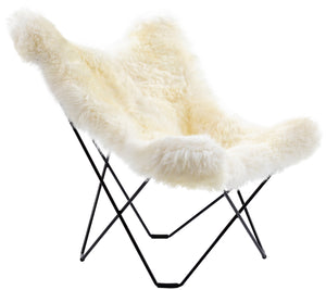 Nizhoni ZHO-003 35"H x 31"W x 31"D Lounger ZHO-003  Upholstery: WhiteTop: White; Base: Black Surya