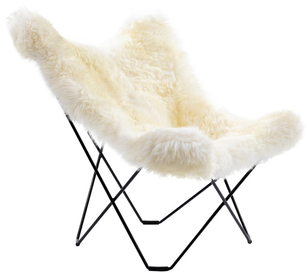 Nizhoni ZHO-003 35"H x 31"W x 31"D Lounger ZHO-003  Upholstery: WhiteTop: White; Base: Black Surya