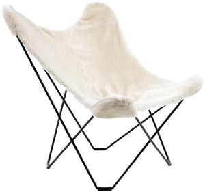 Nizhoni ZHO-005 35"H x 31"W x 31"D Lounger ZHO-005  Upholstery: WhiteTop: White; Base: Black Surya