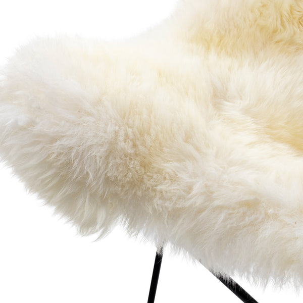 Nizhoni ZHO-003 35"H x 31"W x 31"D Lounger ZHO-003  Upholstery: WhiteTop: White; Base: Black Surya