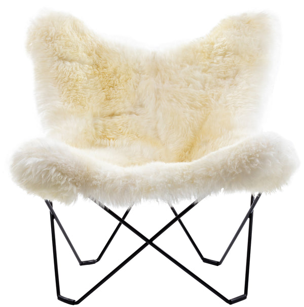 Nizhoni ZHO-003 35"H x 31"W x 31"D Lounger ZHO-003  Upholstery: WhiteTop: White; Base: Black Surya