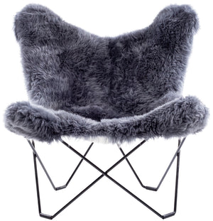 Nizhoni ZHO-004 35"H x 31"W x 31"D Lounger ZHO-004  Upholstery: GrayTop: Gray; Base: Black Surya