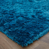 Feizy Rugs Indochine Plush Hand-tufted Polyester Shag Rug - Luxurious High Pile For Contemporary Spaces Blue Polyester 4944550fpck000c50