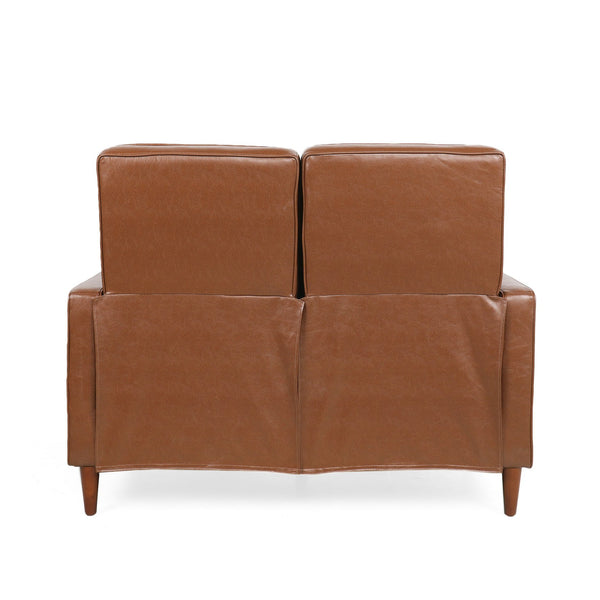 English Elm Christopher Knight Home® - DOUBLE Recliner Fabric Sofa with Plush Cushions and Space-Saving Design for Living Rooms, 49"L Light Brown 72478.00