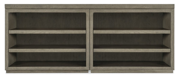 Hooker Furniture Linville Sculpted 72" Mink Credenza — Versatile Storage Console With Open Desk Cabinets & Adjustable Shelves 24.00 L x 72.00W x 30.00H 6150-10911-85