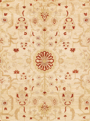 Pasargad Hand-knotted 100% Lamb's Wool Area Rug From Nomad Art Collection - 9' 3" X 12' 2" Elegance   P-20 Ivory 9x12
