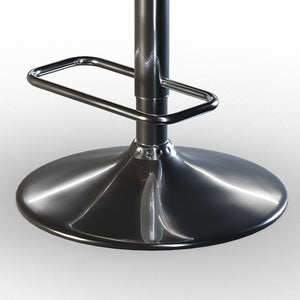 English Elm Lowell Adjustable Swivel Bar Stool - Modern Charcoal Grey, Comfort & Style For Any Space B136P158832