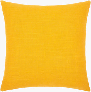 Surya Zina 18"X18" Bohemian Accent Pillow - Intricate Cotton Design For Global Style & Comfort In Home Mustard Cotton,Cotton Zin001-1818p