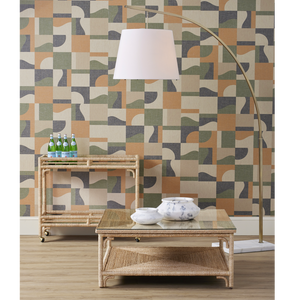 Cloister Brass Floor Lamp - Modern Arc Design with Elegant White Shade and Antique Finish for Style