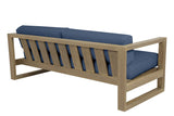 Coastal Teak Sofa in Spectrum Indigo, No Welt SW5501-23-48080 Sunset West