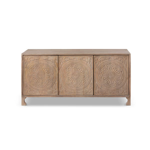 Park Hill Aster Hand Carved Wood Sideboard EFC26189