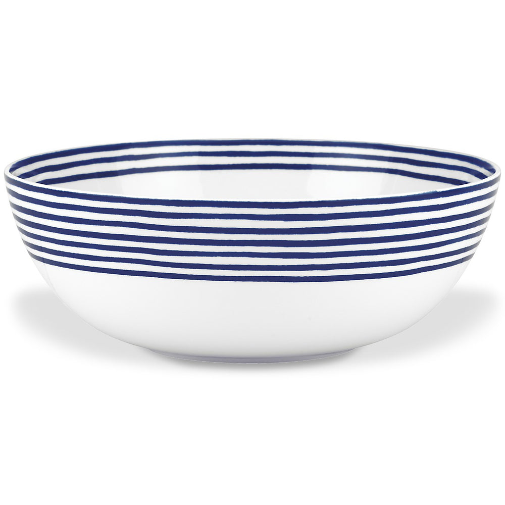 Lenox Kate Spade Charlotte Street Medium Serving Bowl Blue, WHITE PORCELAIN 844059