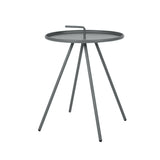 Christopher Knight Home® - Noble House - Vida Outdoor Modern 16.5" Side Table with Steel Legs -