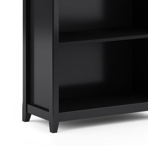 English Elm Amherst 30-Inch Solid Wood Bookcase - Stylish 5-Shelf Storage In Durable Black Finish For Any Room B136P158326