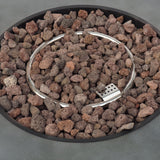 Christopher Knight Home® Noble House Wellington Round Iron Fire Pit -40,000 Btu,Tank Outside