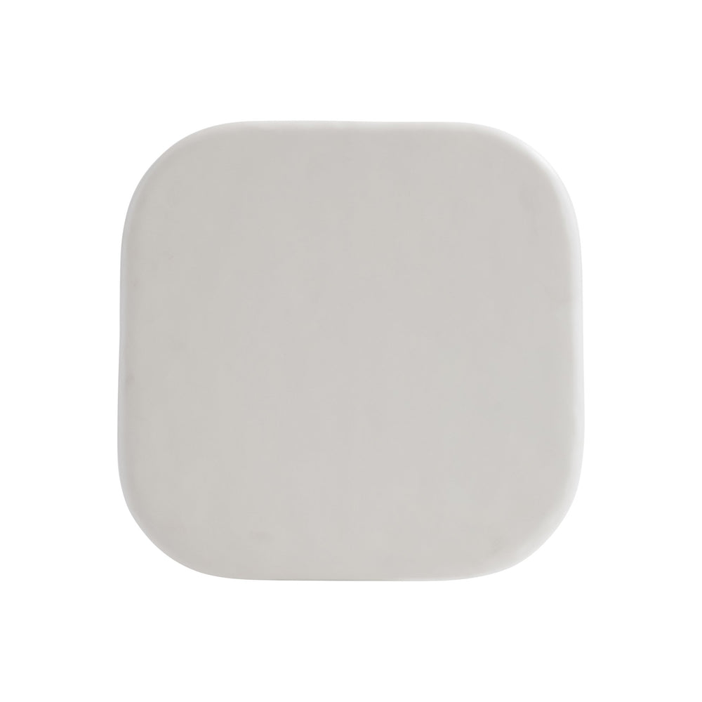 Bernhardt Bernhardt Sculptural Lennox Outdoor Side Table — Chalky White Grc Stone-Look, Weather-Ready Accent X10118