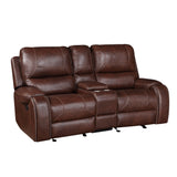 Steve Silver Keily Brown Manual Console Loveseat KE800CL