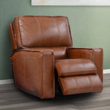 Parker House Parker Living Rockford - Verona Saddle Power Recliner Verona Saddle Top Grain Leather with Match (X) MROC#812PH-VSA