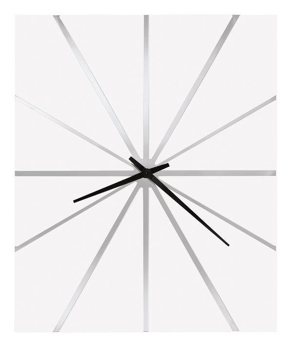 Hekman Furniture 625616 Zander Oversized Modern Wall Clock – High-gloss Finish, Quartz Movement, Stylish Home Decor Gloss White Zander Wall Clock 625616