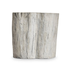 Bernhardt Bernhardt Bois Resin Side Table with Faux Wood Grain Texture for Modern Living Spaces 581121