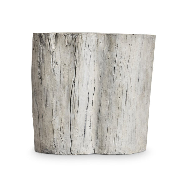 Bernhardt Bernhardt Bois Resin Side Table with Faux Wood Grain Texture for Modern Living Spaces 581121
