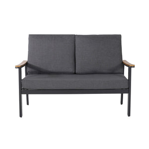 English Elm Sinclair Outdoor 4 Piece Chat Set Aluminum Frame with Olefin Cushions Patio Seating 62850.00GGRY
