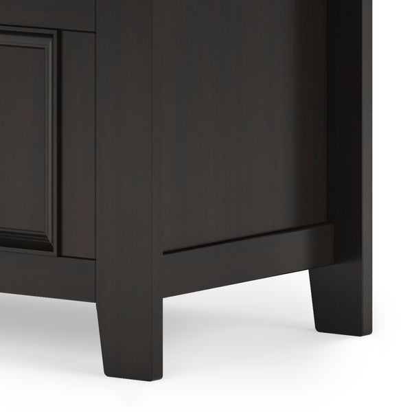 English Elm Amherst Solid Wood 36" Entryway Storage Bench - Transitional Design In Warm Hickory Brown Finish B136P158353