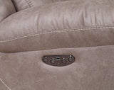 English Elm Steve Silver - Aria - Dual Power Recliner Sofa - Sand