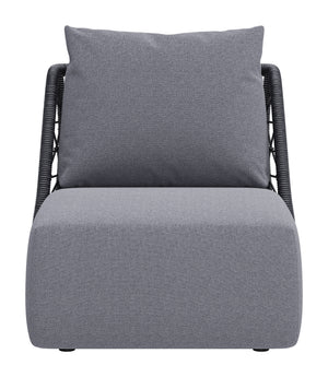 Mekan Accent Chair Gray 704024 Zuo Modern