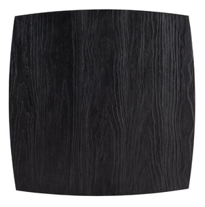 Hooker Furniture Linville Shou Sugi Ban Square Cocktail Table — 42" Charred Shadow Finish, Plinth Base, Rustic Modern Centerpiece 6150-80210-99