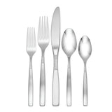 Oneida Camlynn 53-Piece Stainless Steel Flatware Set, Dual Finish, Service for 8 Plus Extras