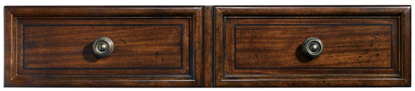 Hooker Furniture Leesburg Mahogany 5-Drawer Chest With Cedar-Lined Bottom, Felt-Top Drawers & Antique Brass Hardware 5381-90010