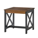 Christopher Knight Home® - Noble House - Crystal Beach Outdoor Farmhouse Acacia Wood End Table