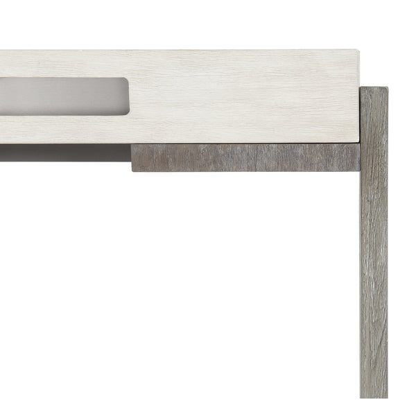 Bernhardt Bernhardt Two-Tone Console Table 60"W — Light Acacia Top, Soft-Close Drawers, Adjustable Glides, Anti-Tip Safety 306910