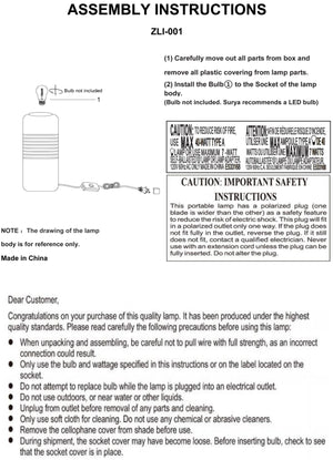 Surya Zelie Minimalist Table Lamp - 13" Stylish Accent Lamp In Luxurious Travertine For Modern Decor Body, Beige,Cord, Black Travertine Zli-001