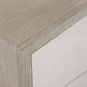 Bernhardt Bernhardt Lunula Sculptural Nightstand With Textured Resin Fronts, Concrete Bases & Usb Charging 309230