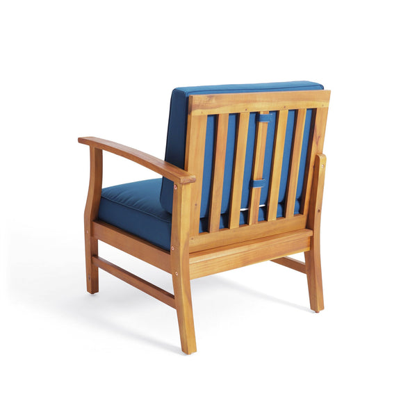 English Elm Perla Armless Accent Chair Tailored Low Profile Upholstered Seat for Living Room 58941.00L-R-CON-M2BLU-59098.00
