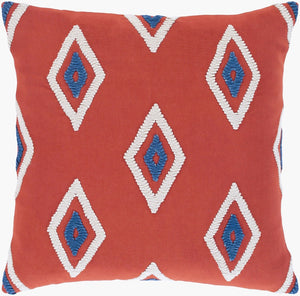 Livabliss Zulu Handwoven Cotton Accent Pillow Cover Global Artisan Textile for Boho Interiors ZLU001-1818P